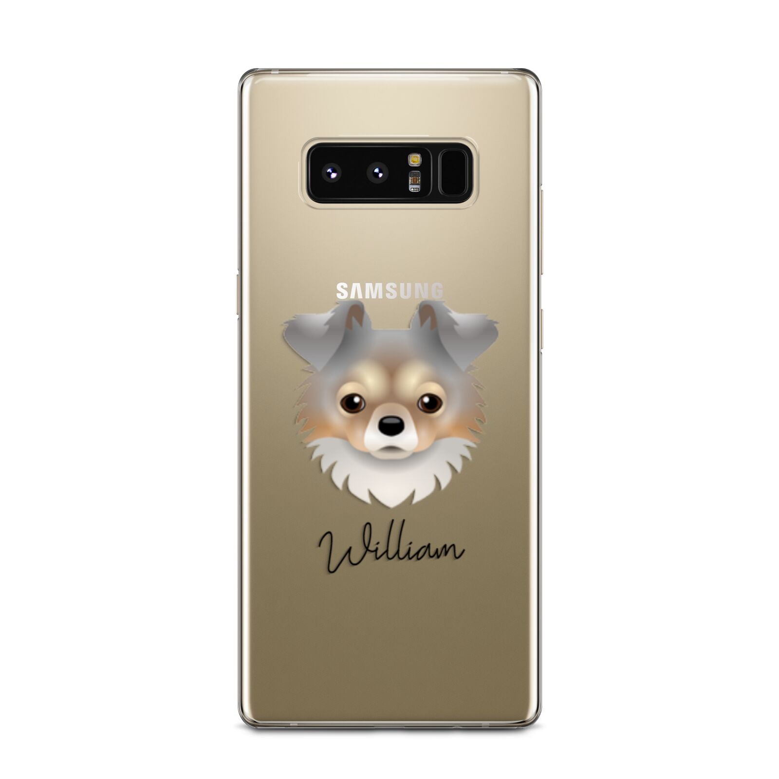 Chorkie Personalised Samsung Galaxy Note 8 Case