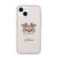 Chorkie Personalised iPhone 14 Clear Tough Case Starlight