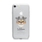 Chorkie Personalised iPhone 7 Bumper Case on Silver iPhone