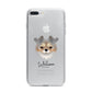 Chorkie Personalised iPhone 7 Plus Bumper Case on Silver iPhone