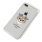 Chorkie Personalised iPhone 8 Plus Bumper Case on Silver iPhone Alternative Image