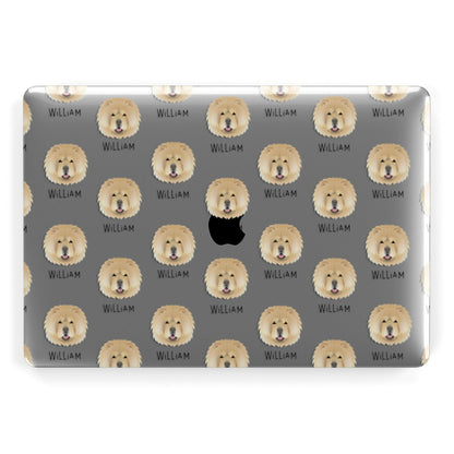 Chow Chow Icon with Name Apple MacBook Case