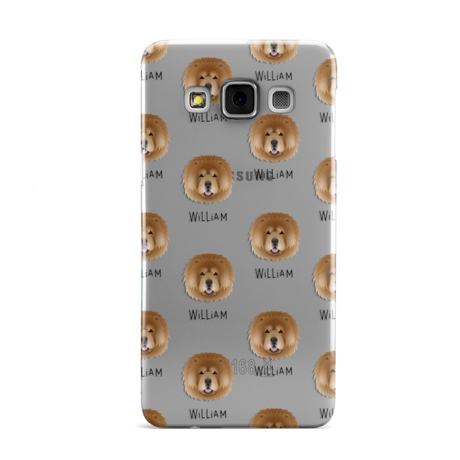 Chow Chow Icon with Name Samsung Galaxy A3 Case