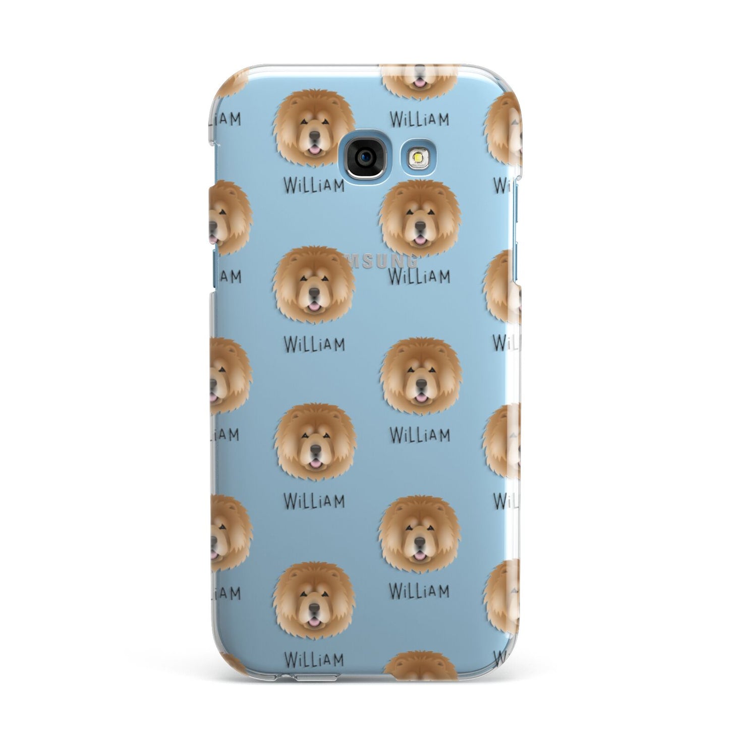 Chow Chow Icon with Name Samsung Galaxy A7 2017 Case