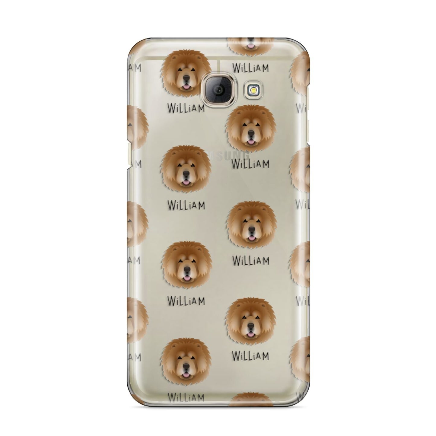 Chow Chow Icon with Name Samsung Galaxy A8 2016 Case