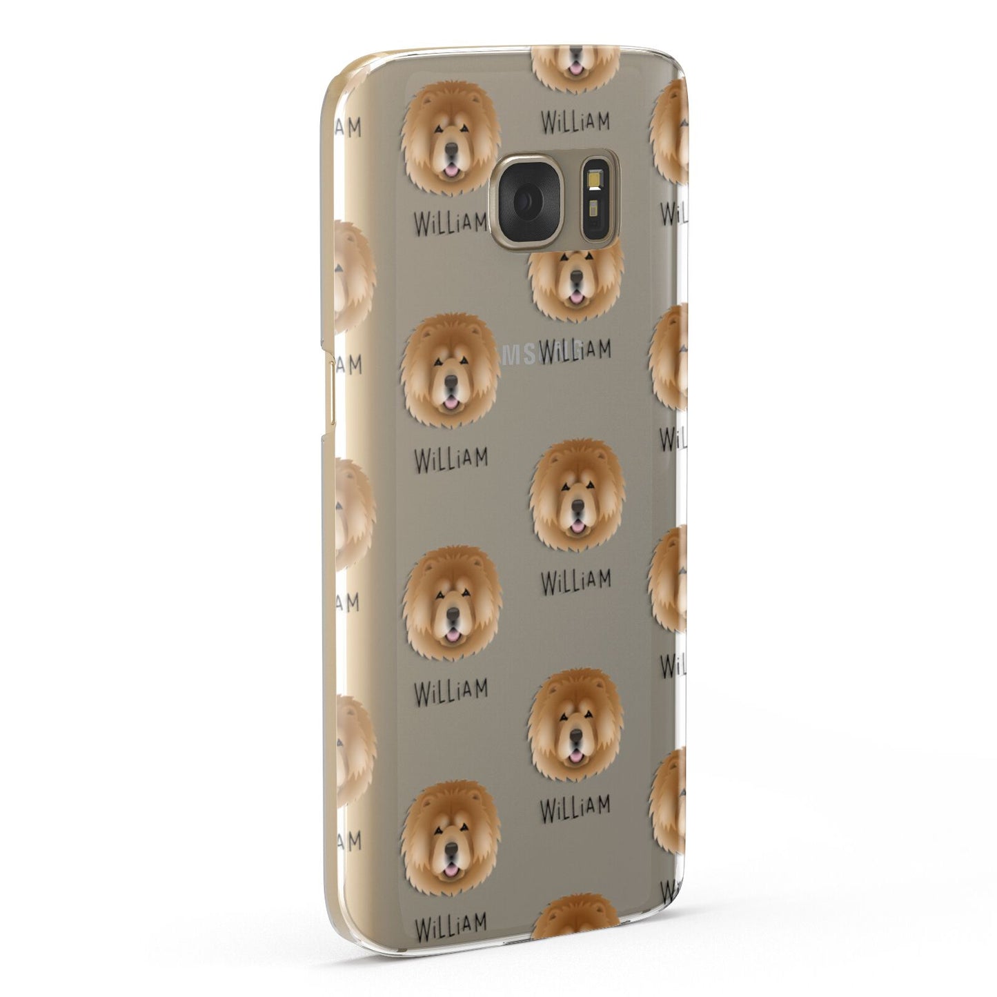 Chow Chow Icon with Name Samsung Galaxy Case Fourty Five Degrees