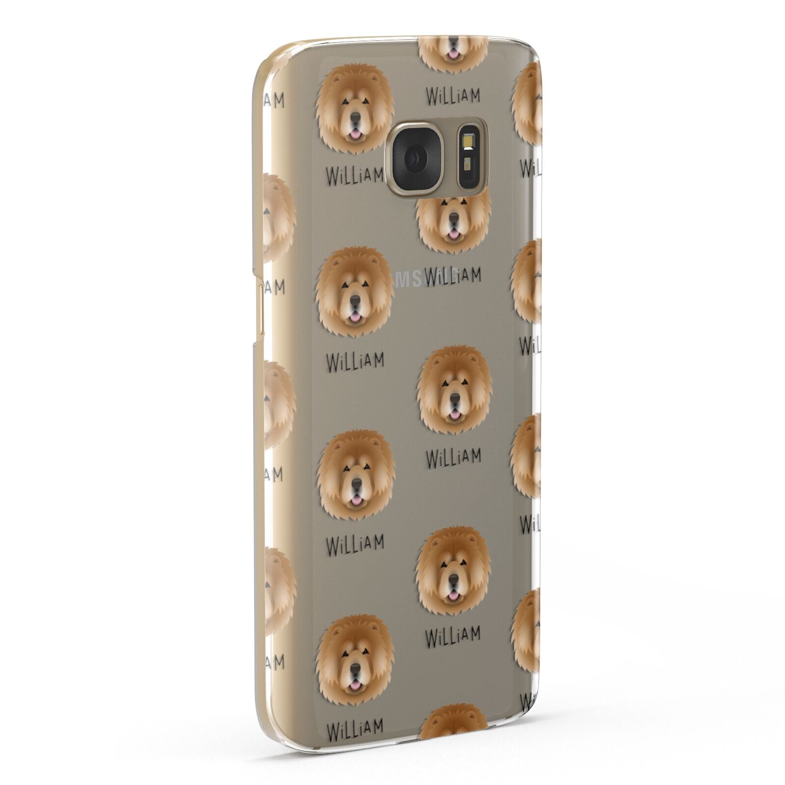 Chow Chow Icon with Name Samsung Galaxy Case Fourty Five Degrees