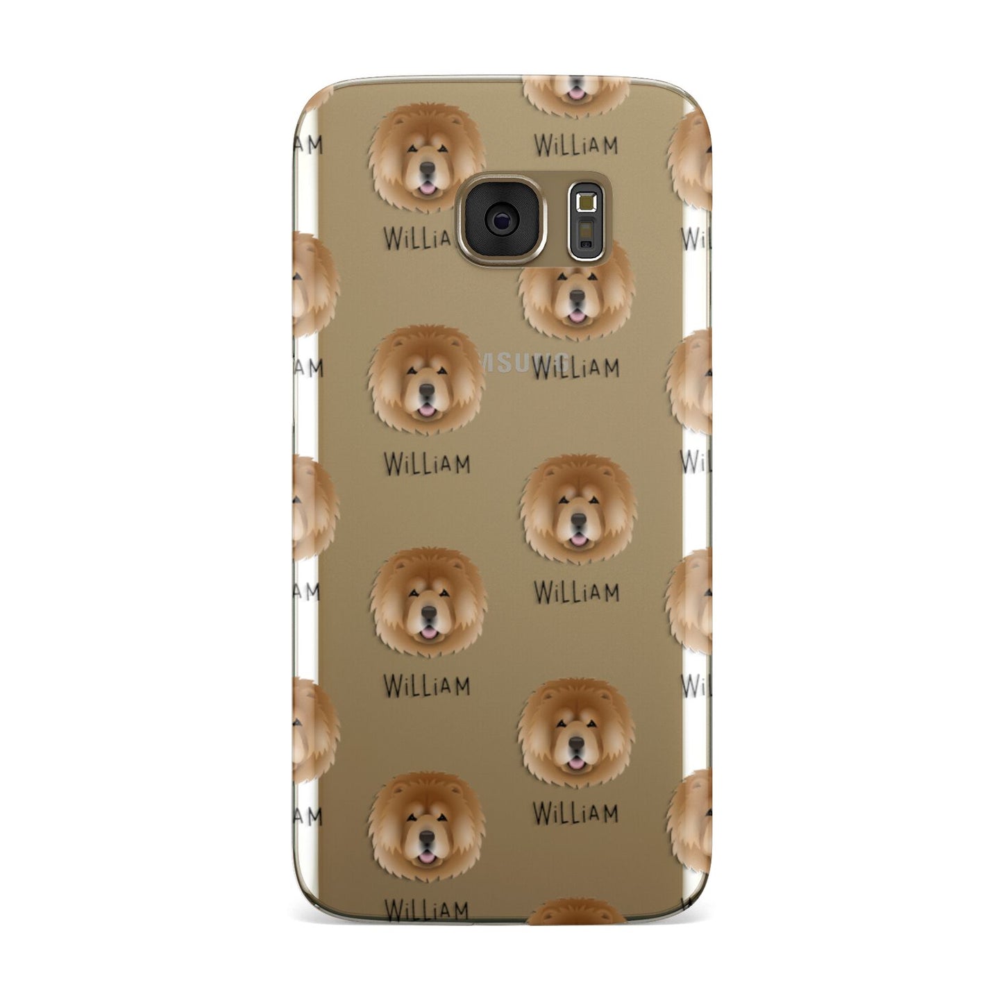 Chow Chow Icon with Name Samsung Galaxy Case