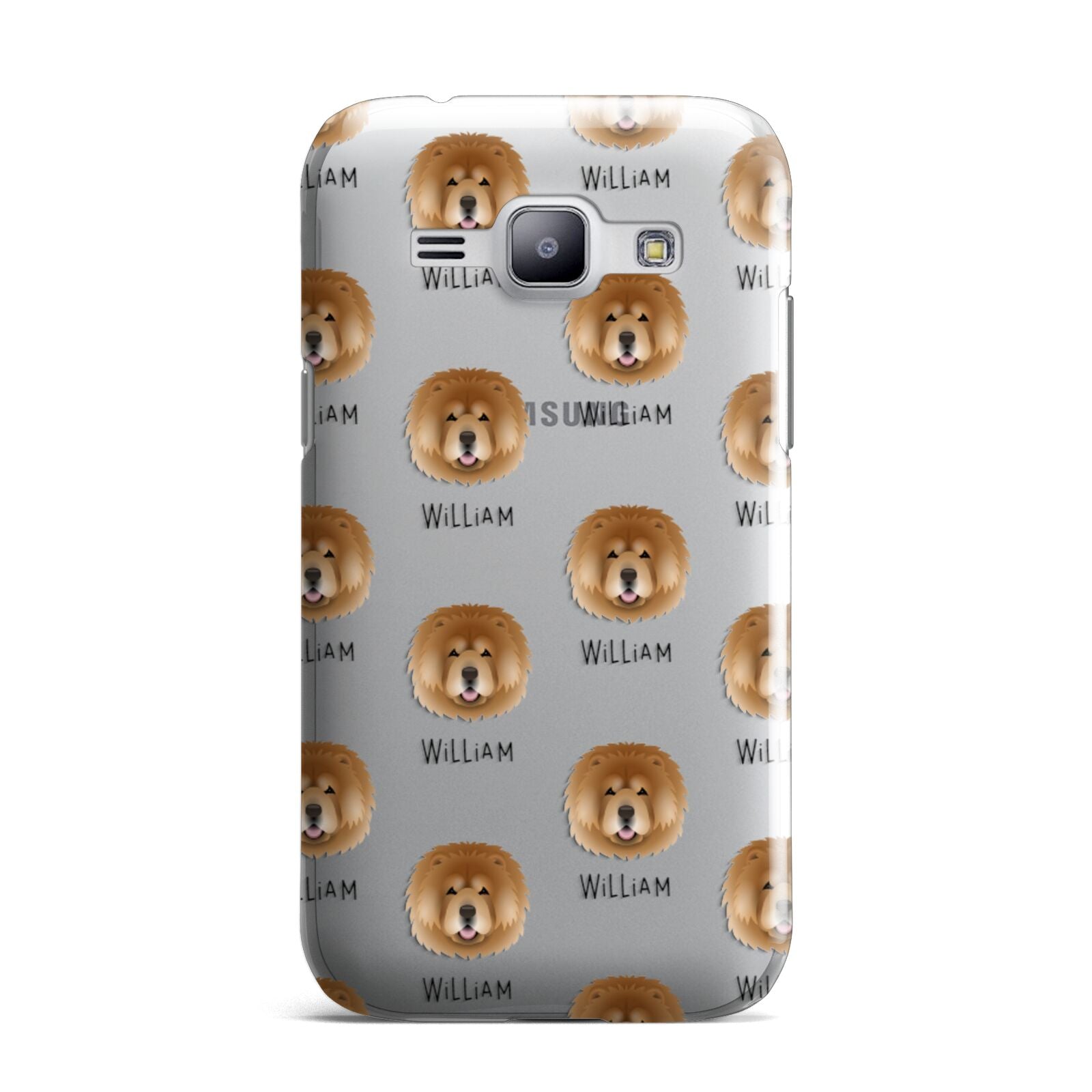 Chow Chow Icon with Name Samsung Galaxy J1 2015 Case