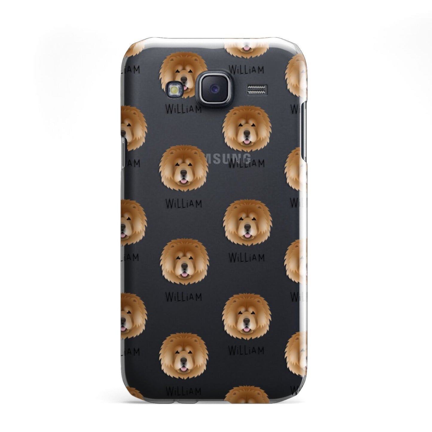 Chow Chow Icon with Name Samsung Galaxy J5 Case