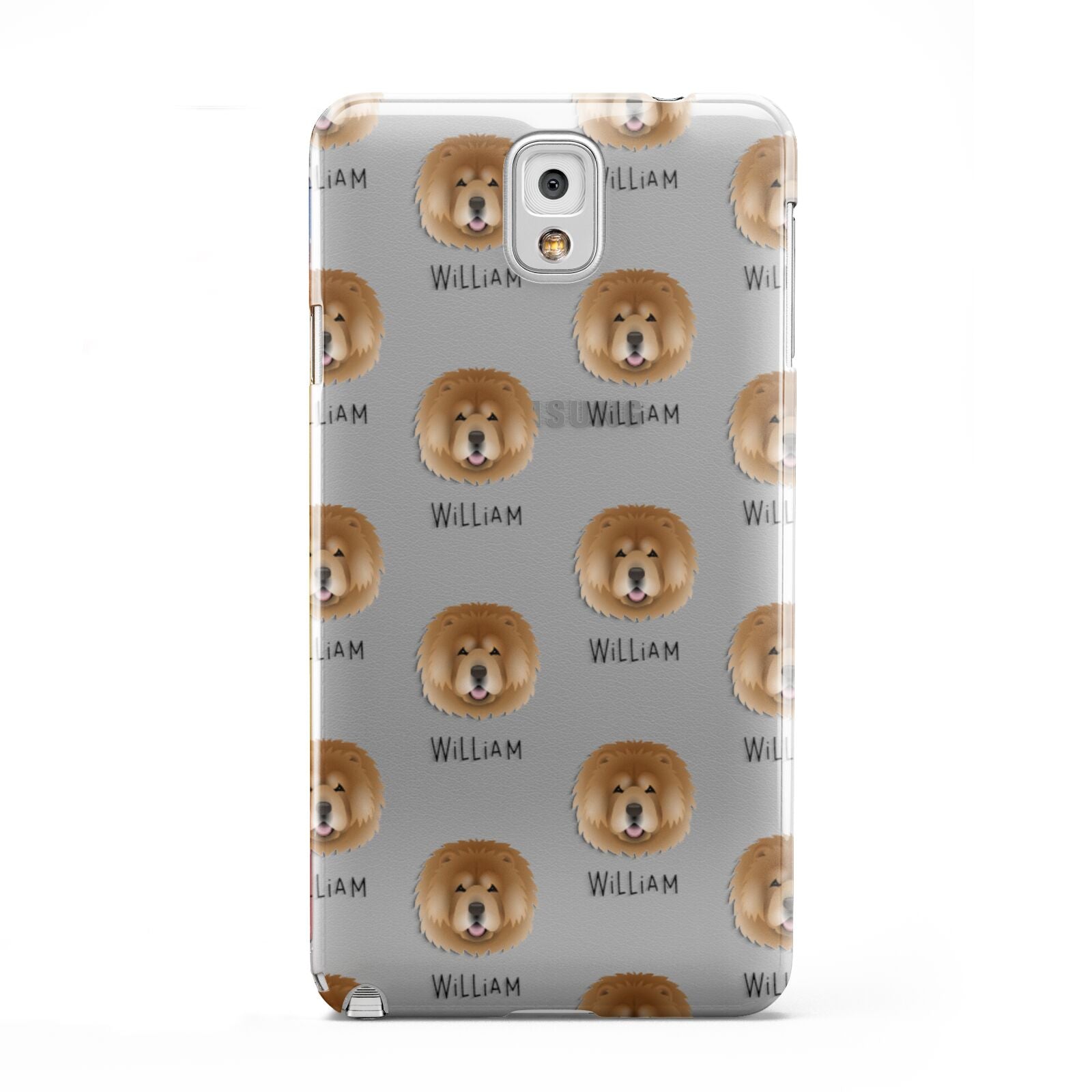 Chow Chow Icon with Name Samsung Galaxy Note 3 Case