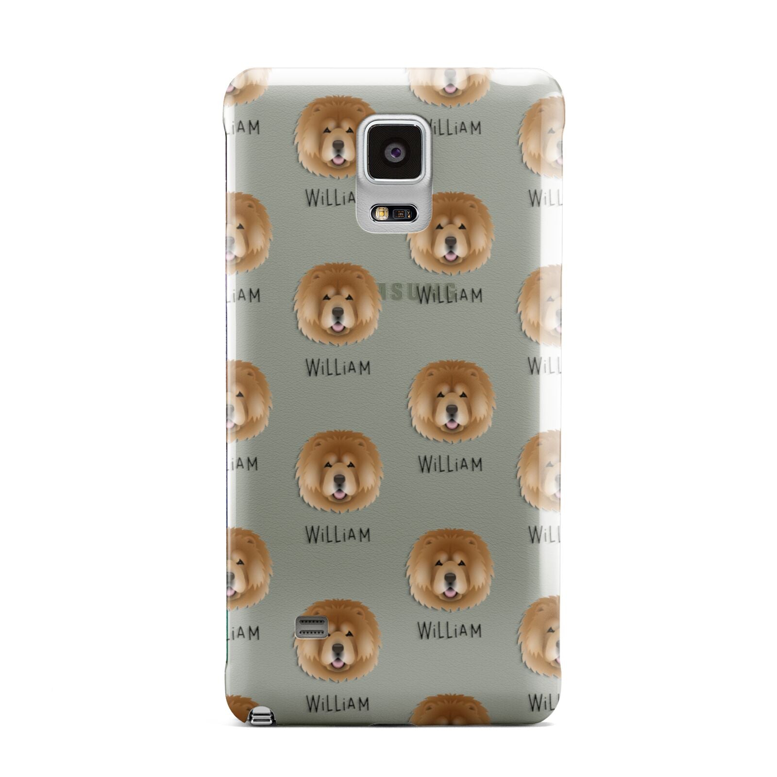 Chow Chow Icon with Name Samsung Galaxy Note 4 Case