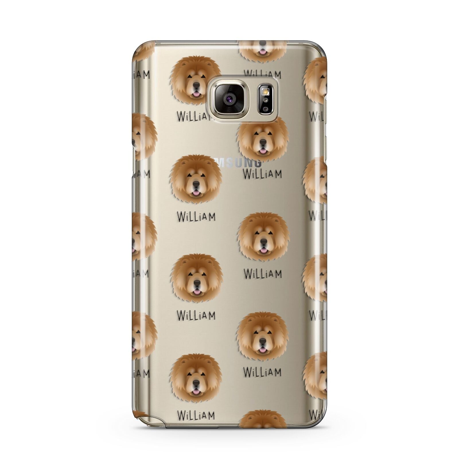 Chow Chow Icon with Name Samsung Galaxy Note 5 Case