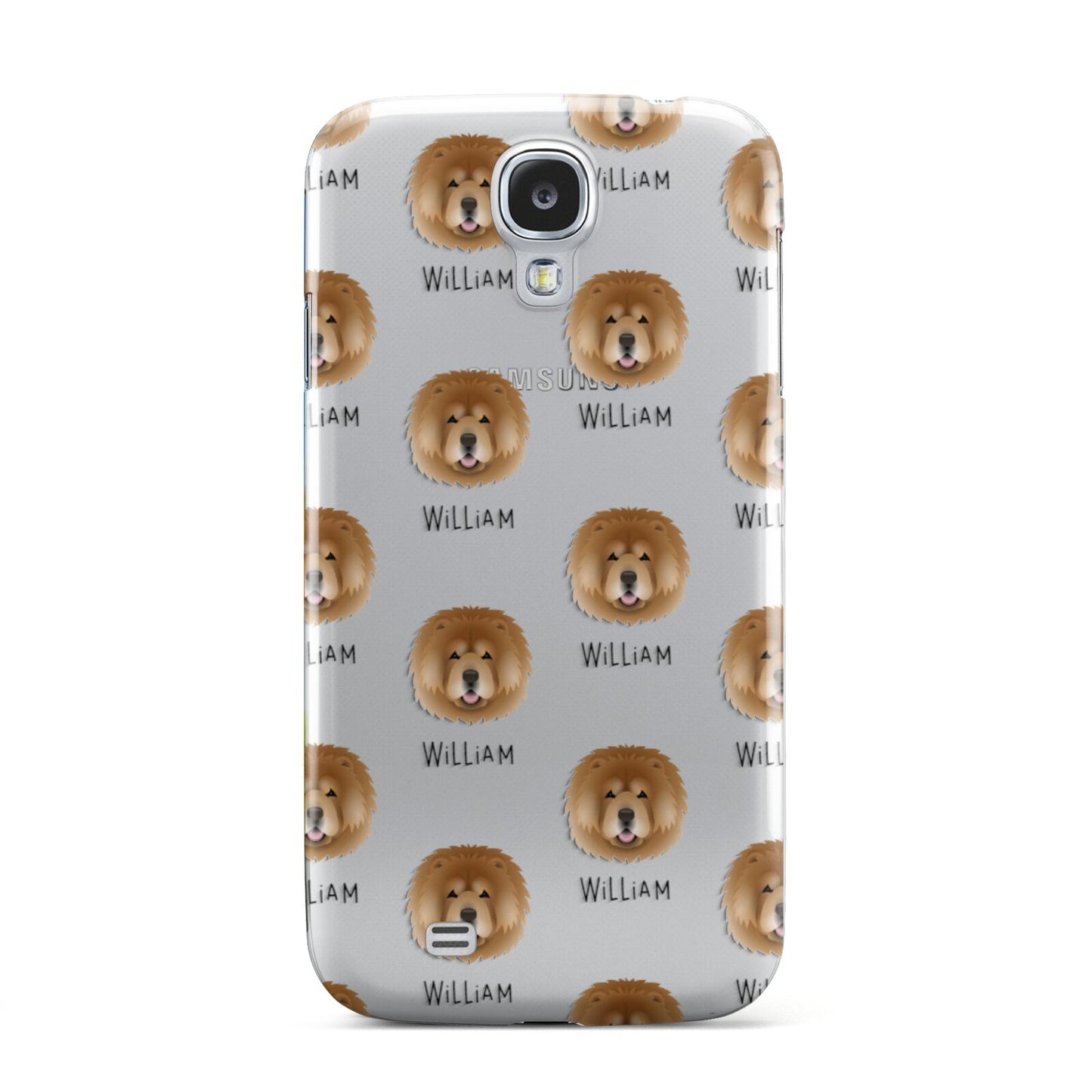 Chow Chow Icon with Name Samsung Galaxy S4 Case