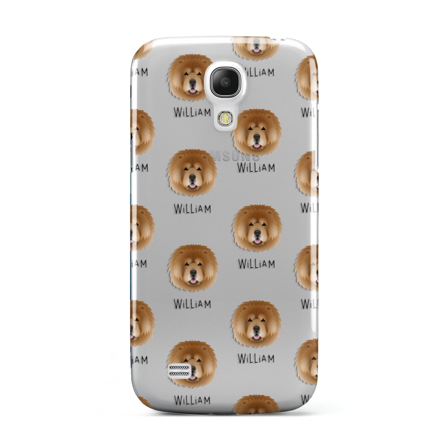 Chow Chow Icon with Name Samsung Galaxy S4 Mini Case