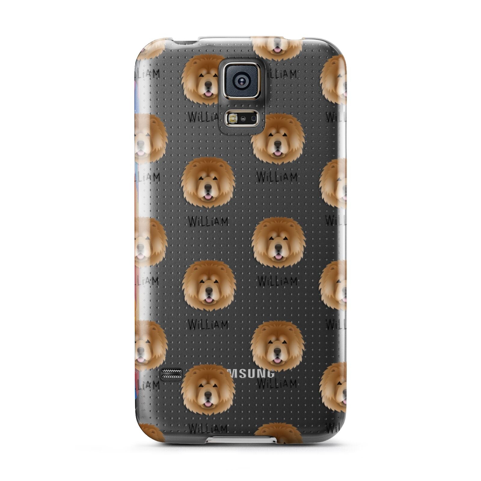 Chow Chow Icon with Name Samsung Galaxy S5 Case