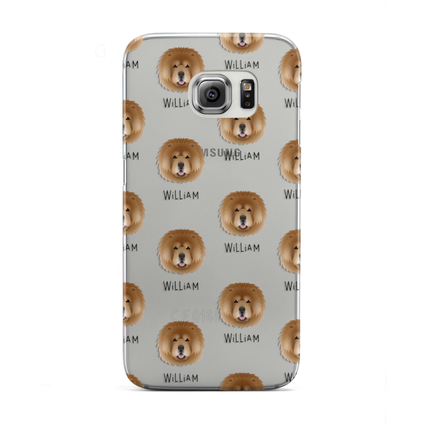 Chow Chow Icon with Name Samsung Galaxy S6 Edge Case