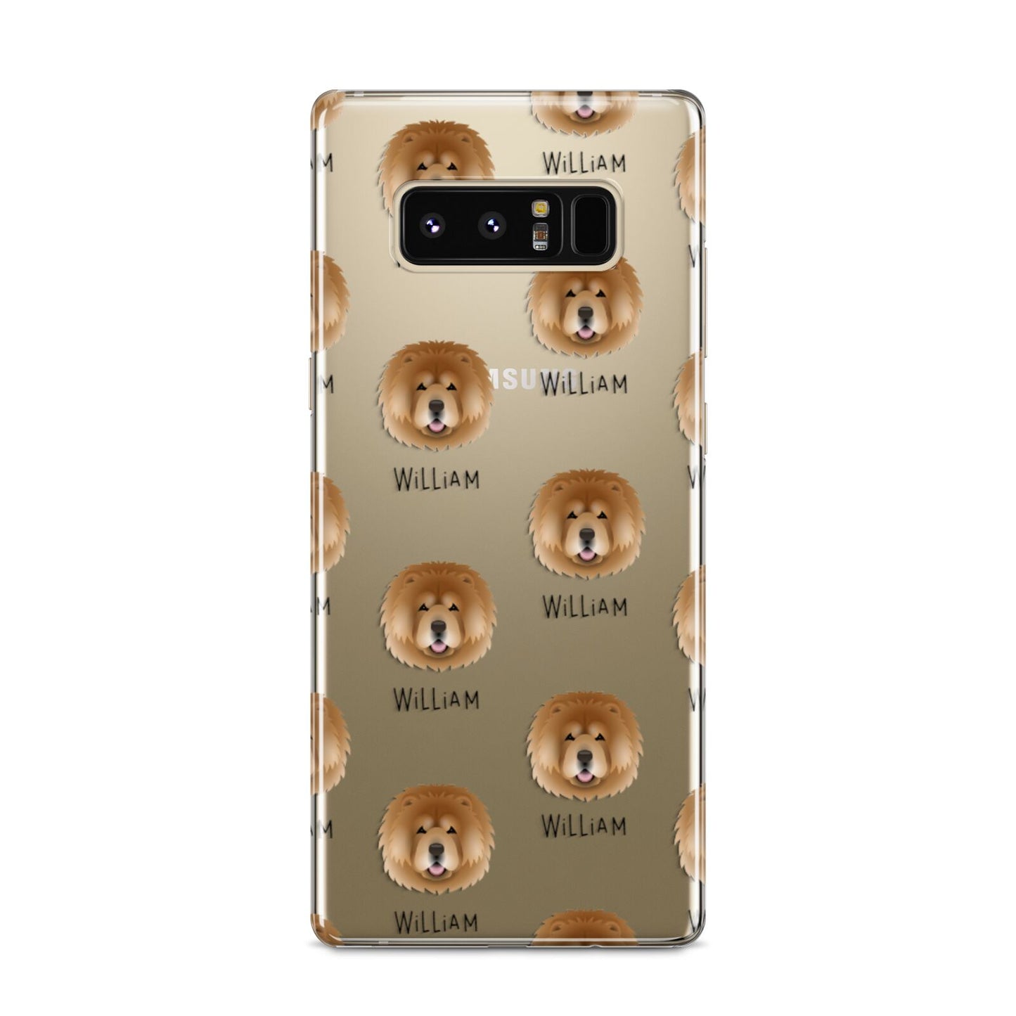 Chow Chow Icon with Name Samsung Galaxy S8 Case