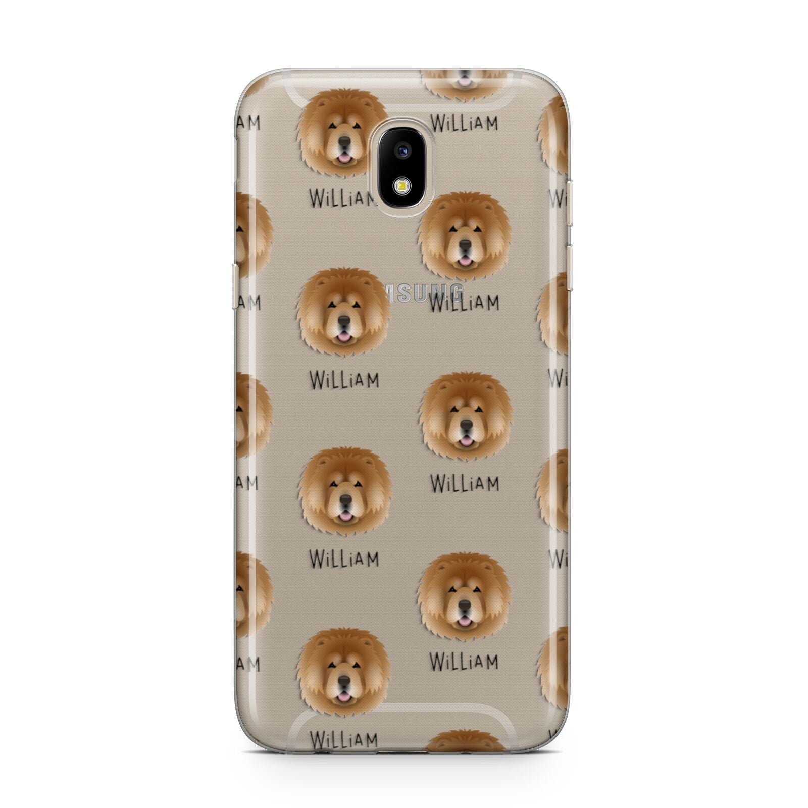 Chow Chow Icon with Name Samsung J5 2017 Case