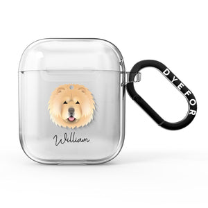 Chow Chow Personalised AirPods Case