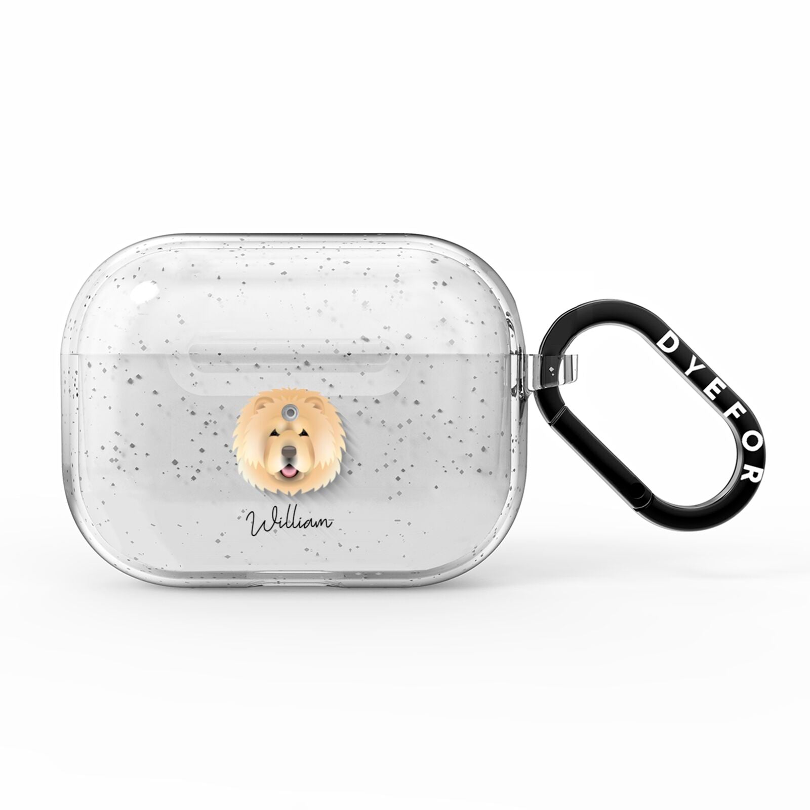 Chow Chow Personalised AirPods Pro Glitter Case