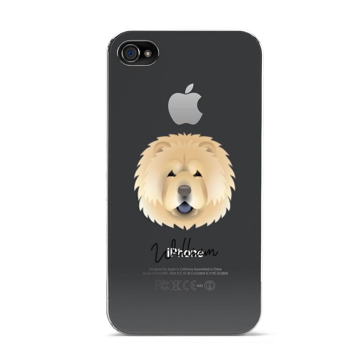 Chow Chow Personalised Apple iPhone 4s Case