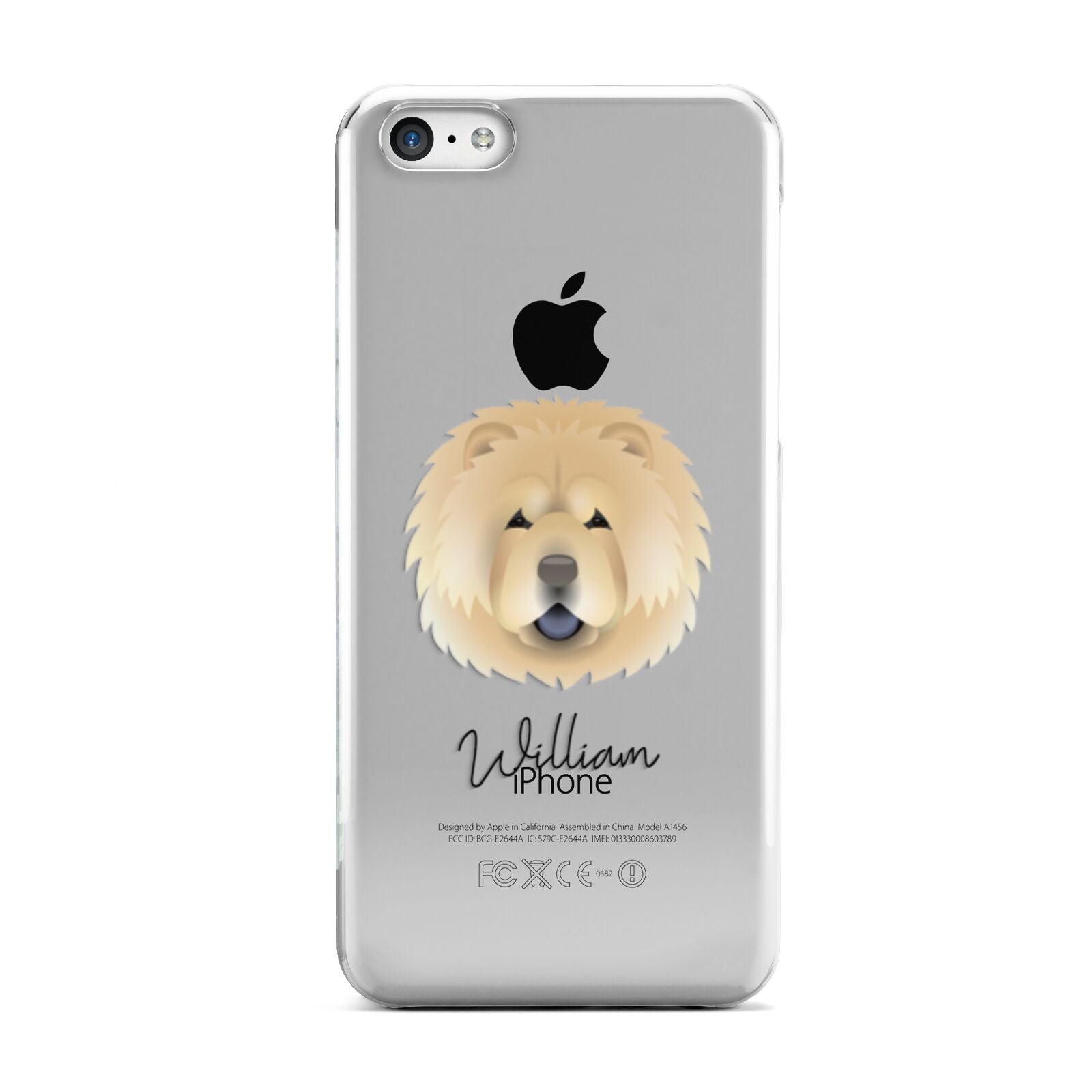Chow Chow Personalised Apple iPhone 5c Case