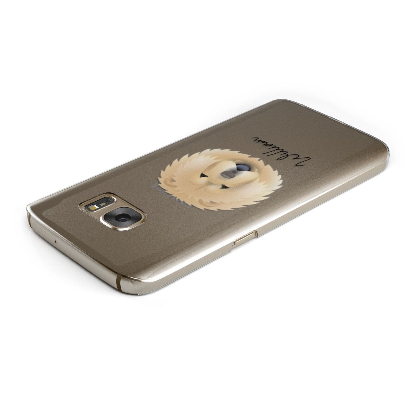 Chow Chow Personalised Samsung Galaxy Case Top Cutout