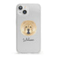 Chow Chow Personalised iPhone 13 Clear Bumper Case