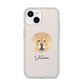 Chow Chow Personalised iPhone 14 Clear Tough Case Starlight