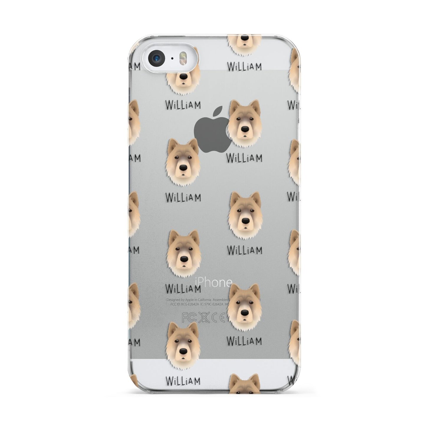 Chow Shepherd Icon with Name Apple iPhone 5 Case