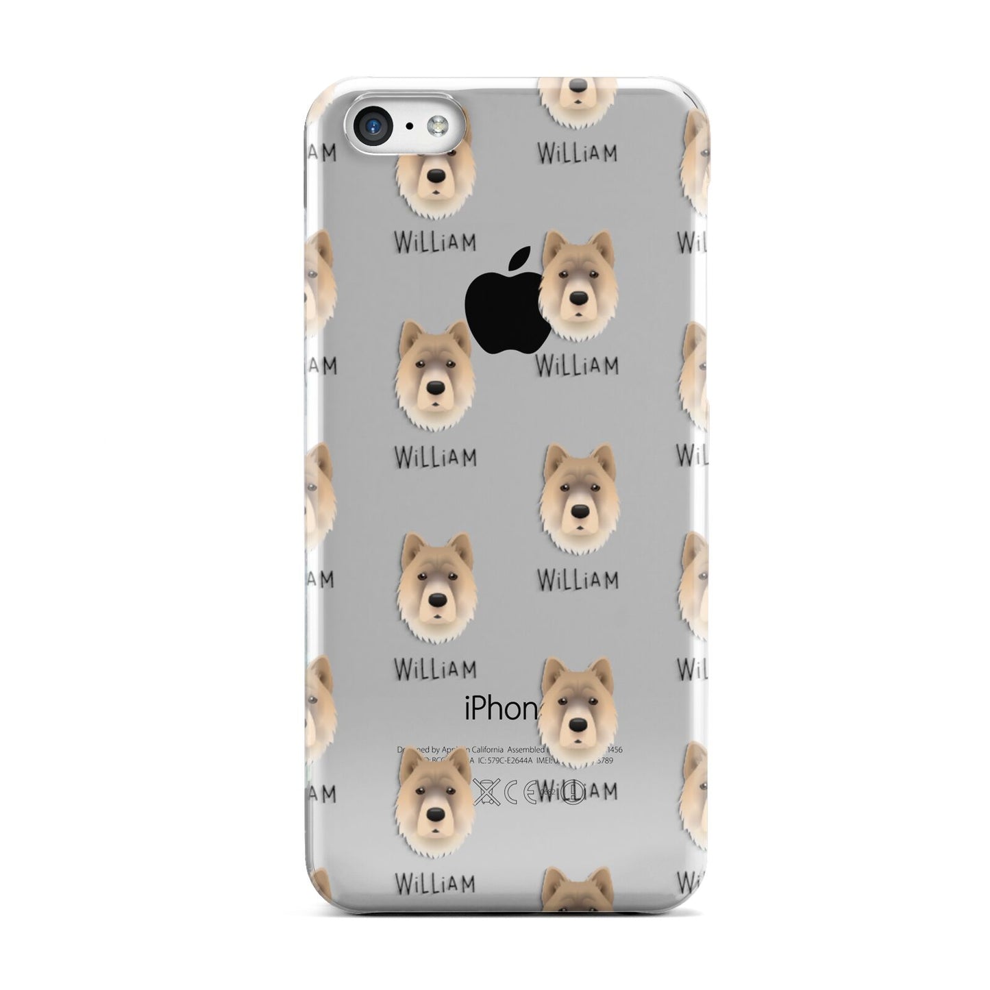 Chow Shepherd Icon with Name Apple iPhone 5c Case