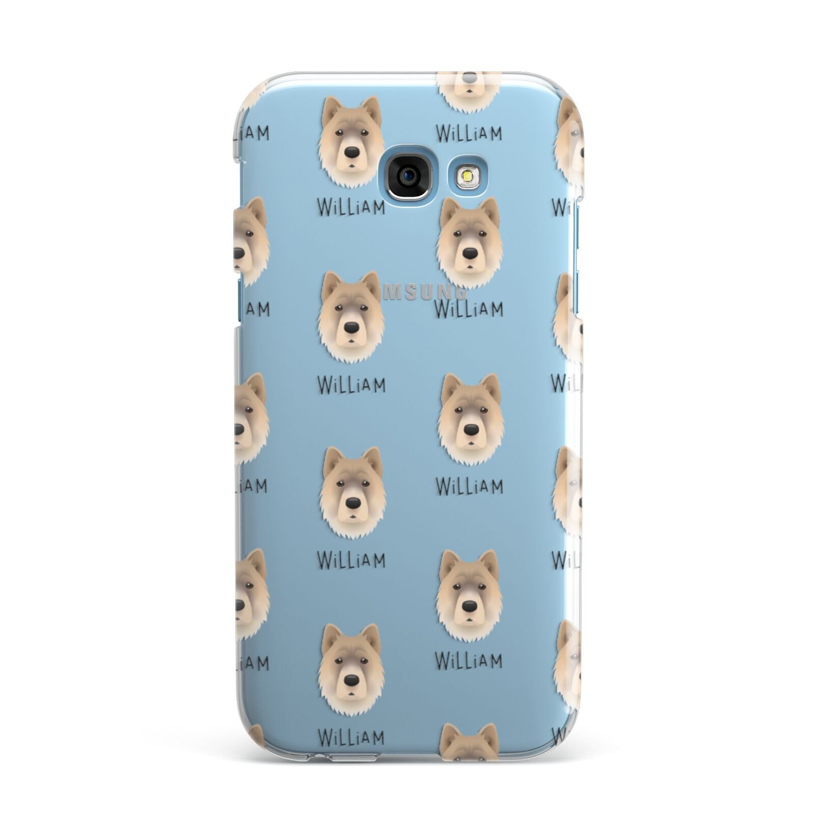 Chow Shepherd Icon with Name Samsung Galaxy A7 2017 Case