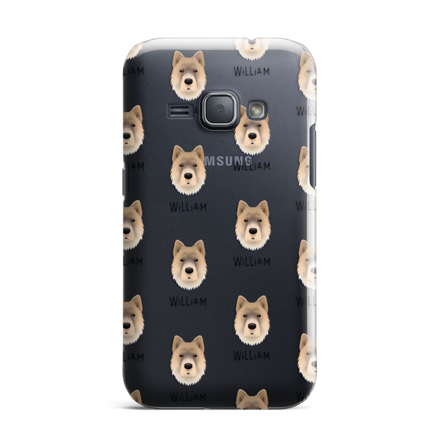 Chow Shepherd Icon with Name Samsung Galaxy J1 2016 Case