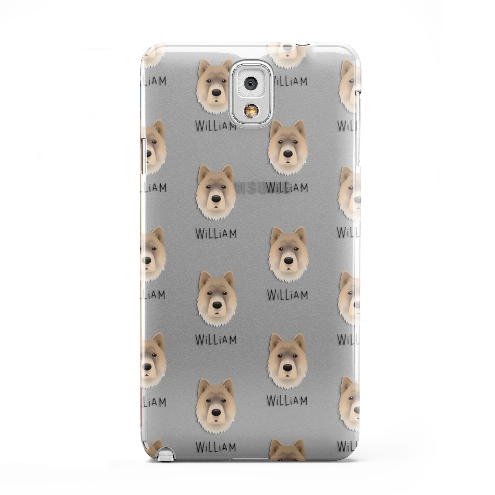 Chow Shepherd Icon with Name Samsung Galaxy Note 3 Case