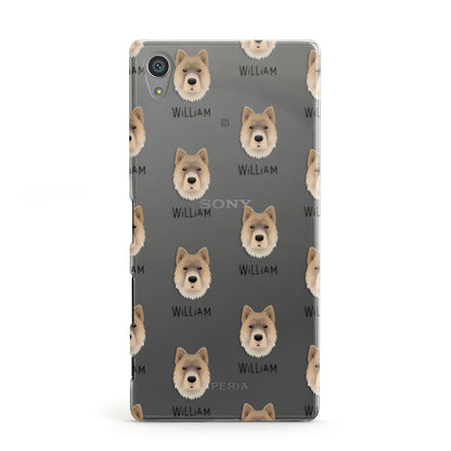 Chow Shepherd Icon with Name Sony Xperia Case