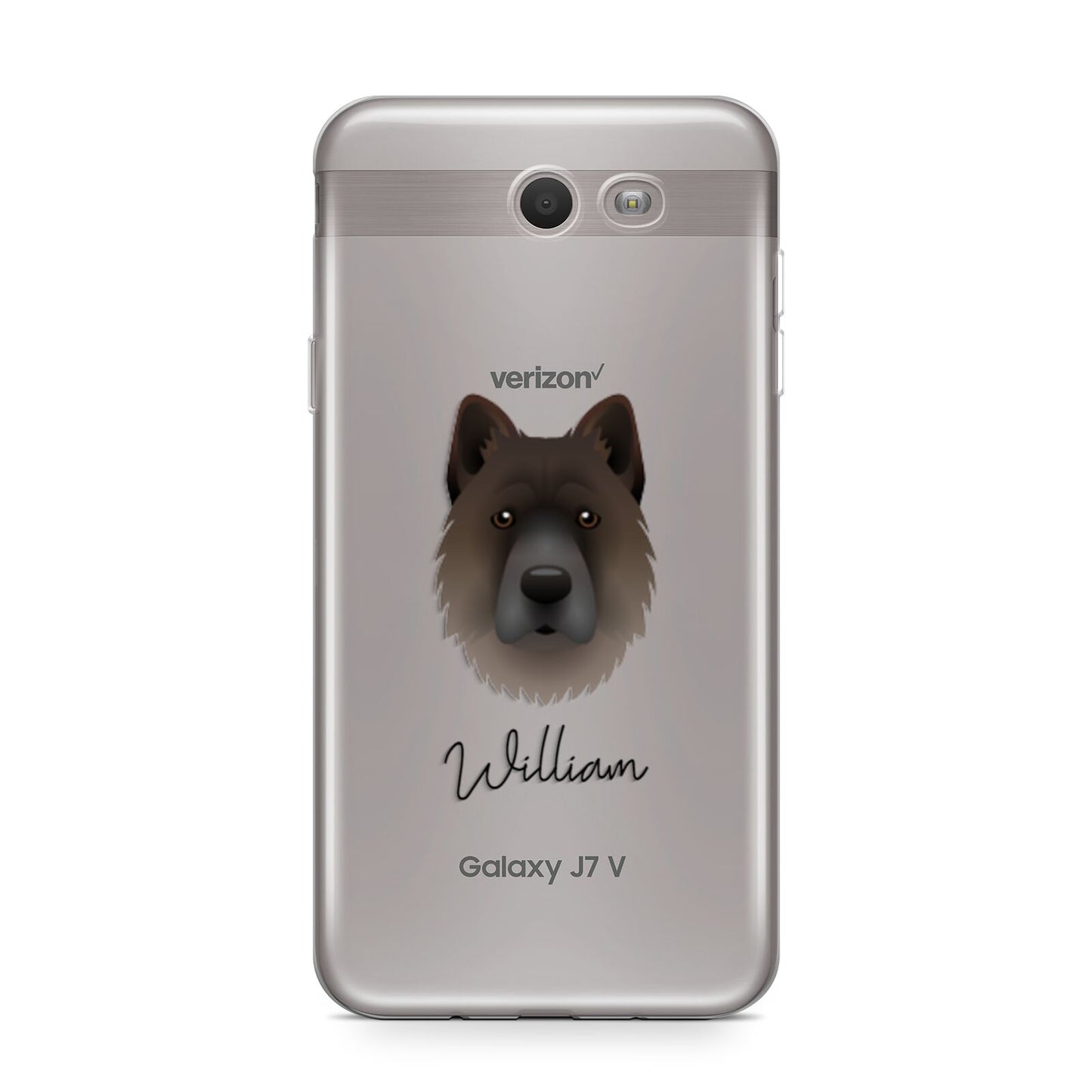 Chow Shepherd Personalised Samsung Galaxy J7 2017 Case