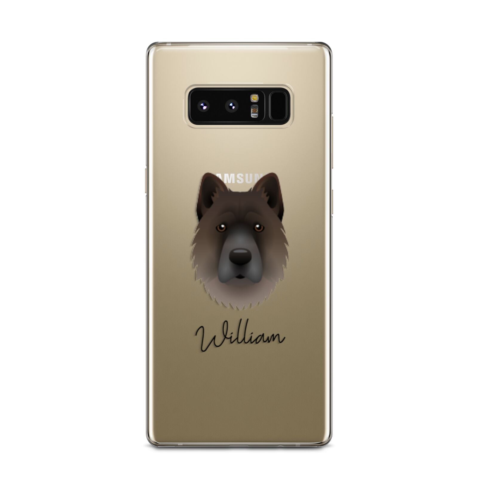 Chow Shepherd Personalised Samsung Galaxy Note 8 Case