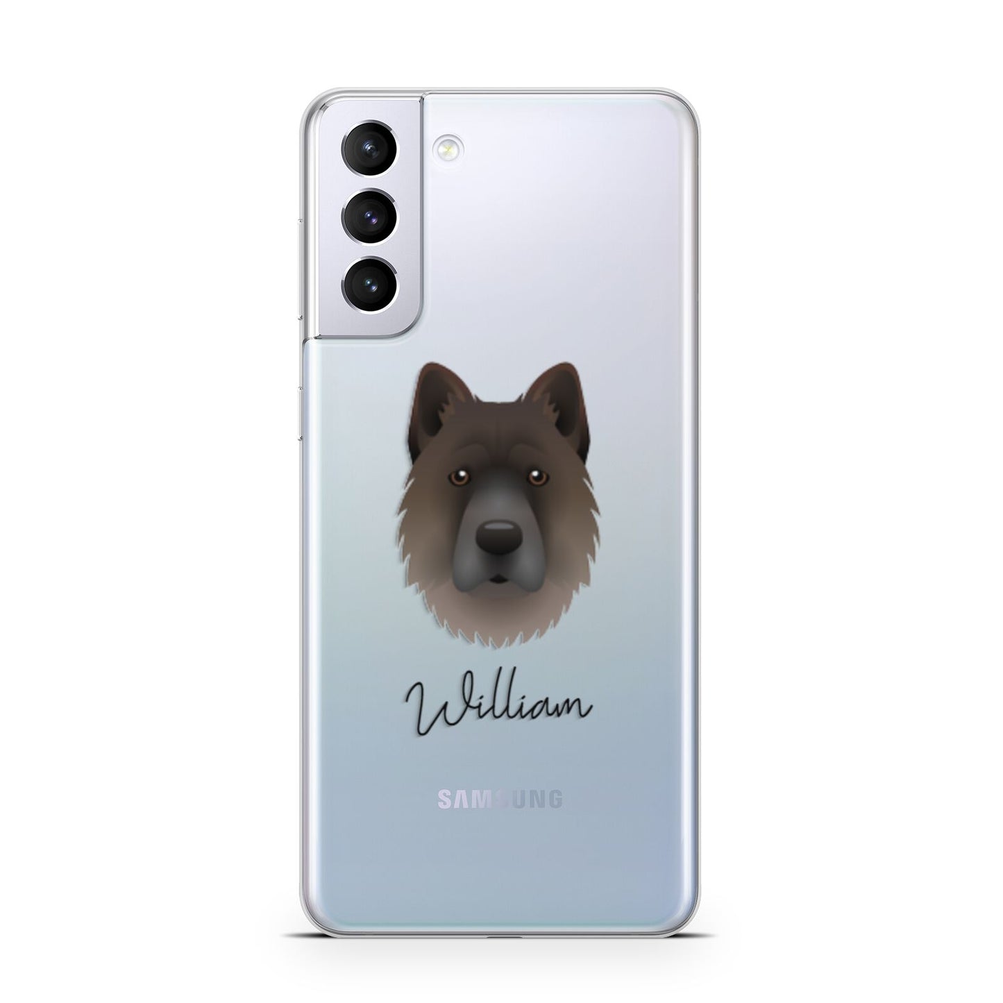 Chow Shepherd Personalised Samsung S21 Plus Phone Case