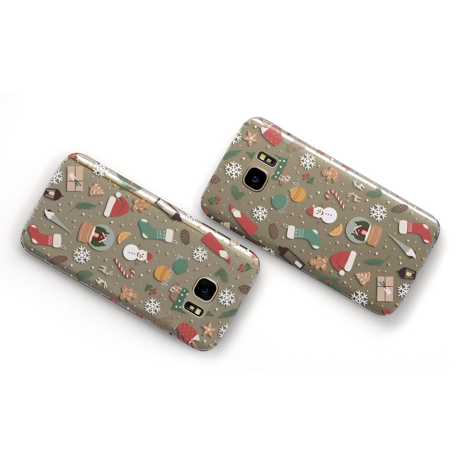Christmas Assortments Samsung Galaxy Case Flat Overview