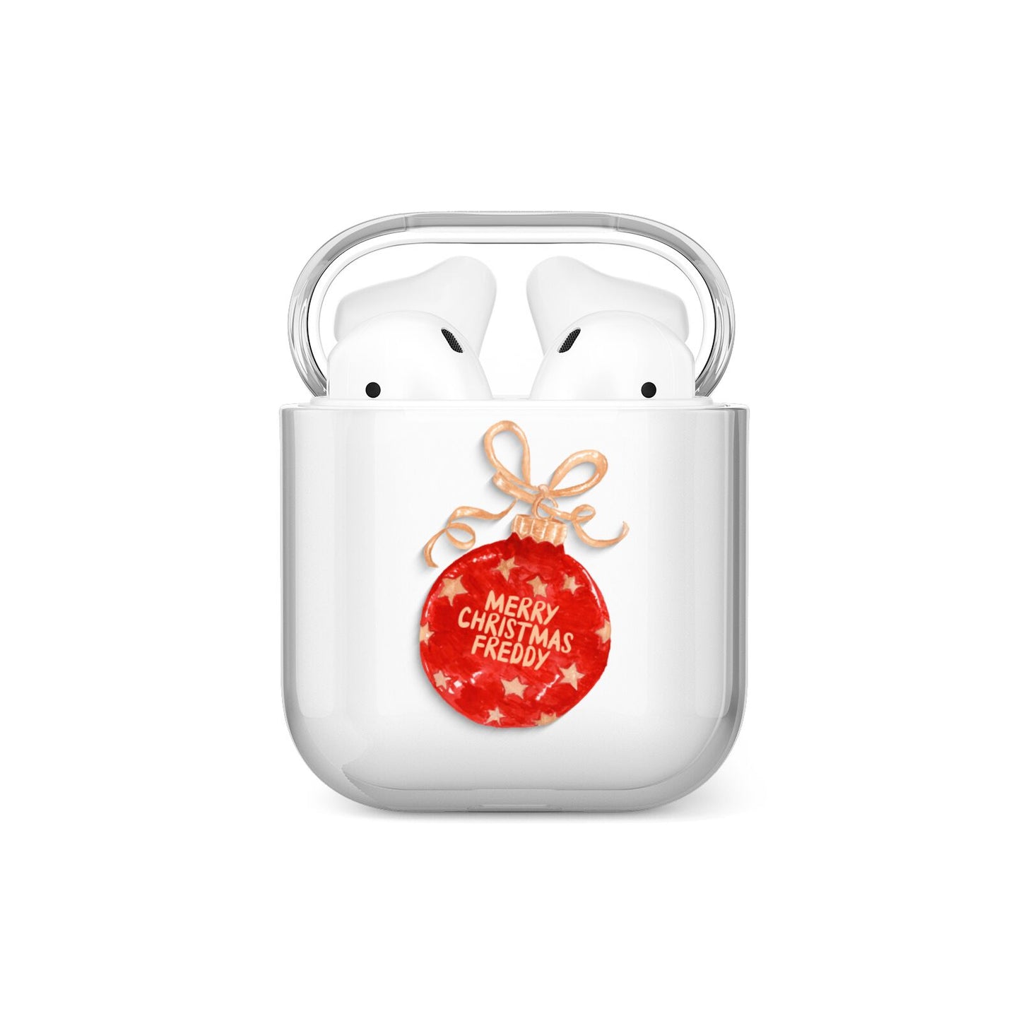 Christmas Bauble Personalised AirPods Case