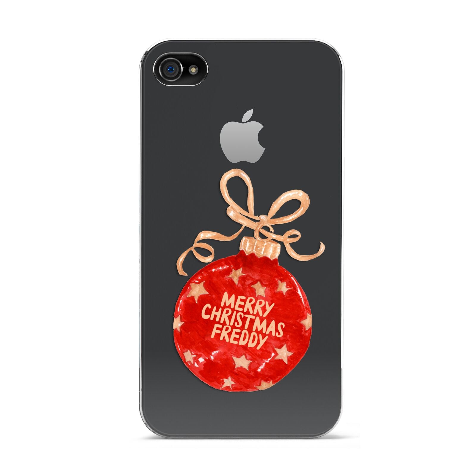 Christmas Bauble Personalised Apple iPhone 4s Case