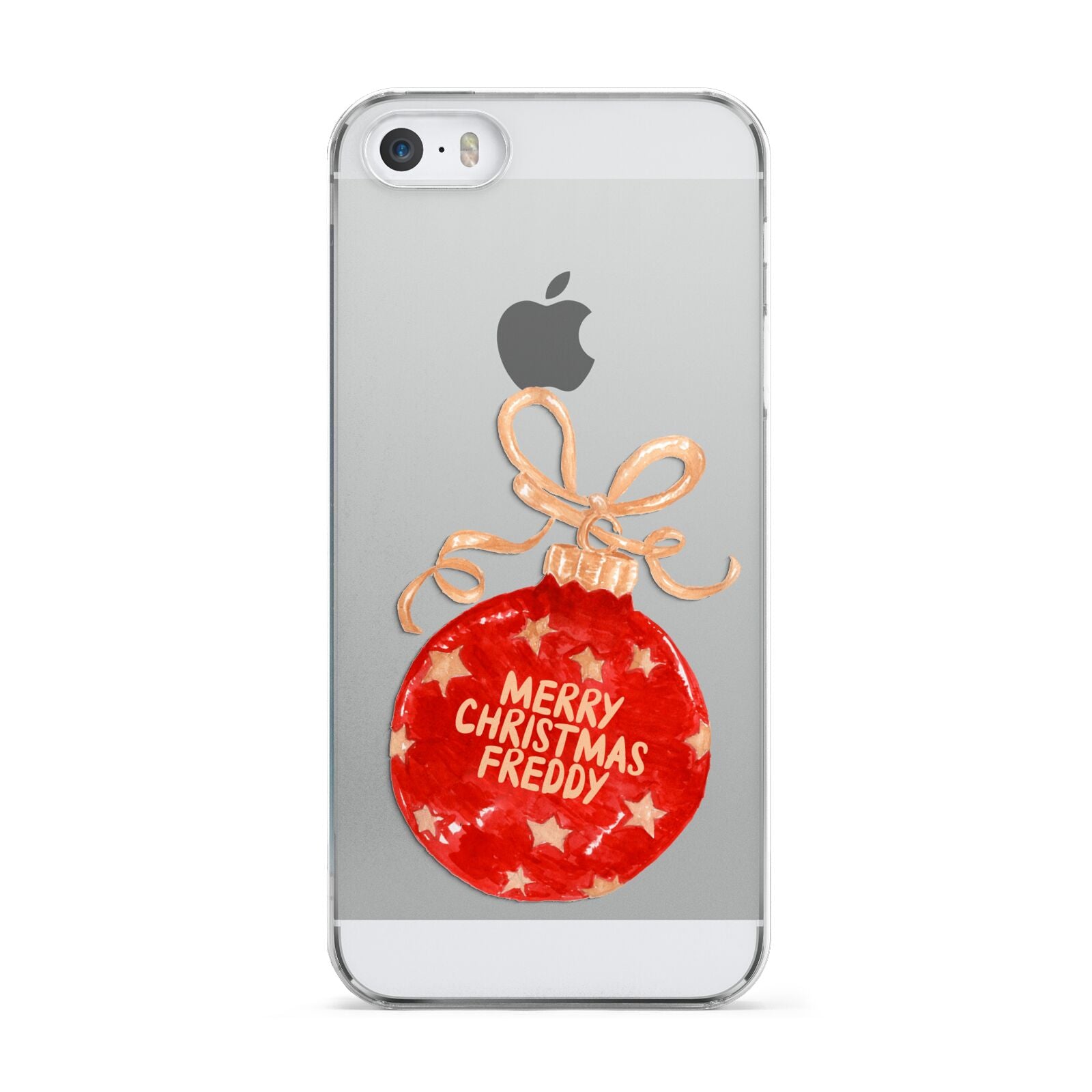 Christmas Bauble Personalised Apple iPhone 5 Case