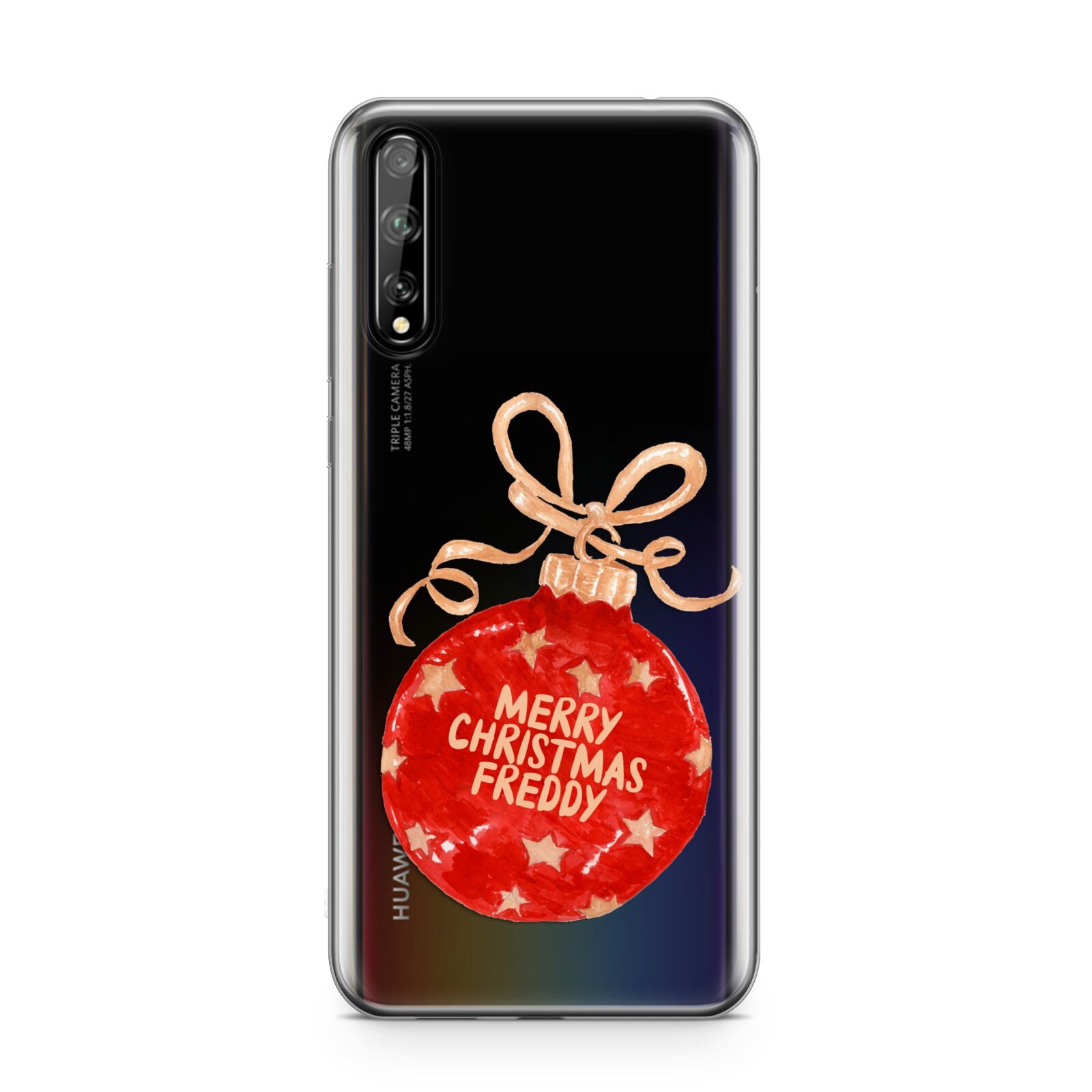 Christmas Bauble Personalised Huawei Enjoy 10s Phone Case