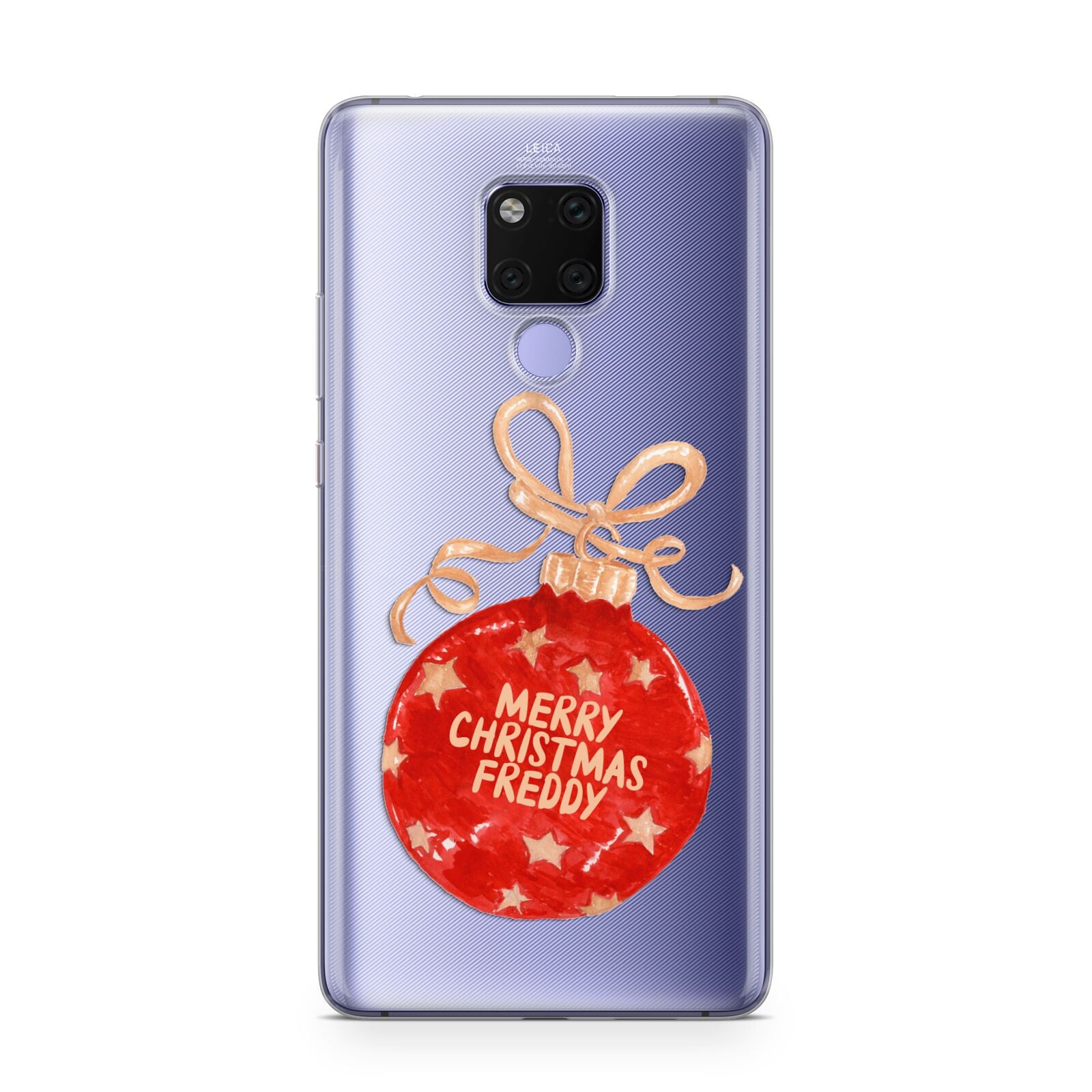 Christmas Bauble Personalised Huawei Mate 20X Phone Case