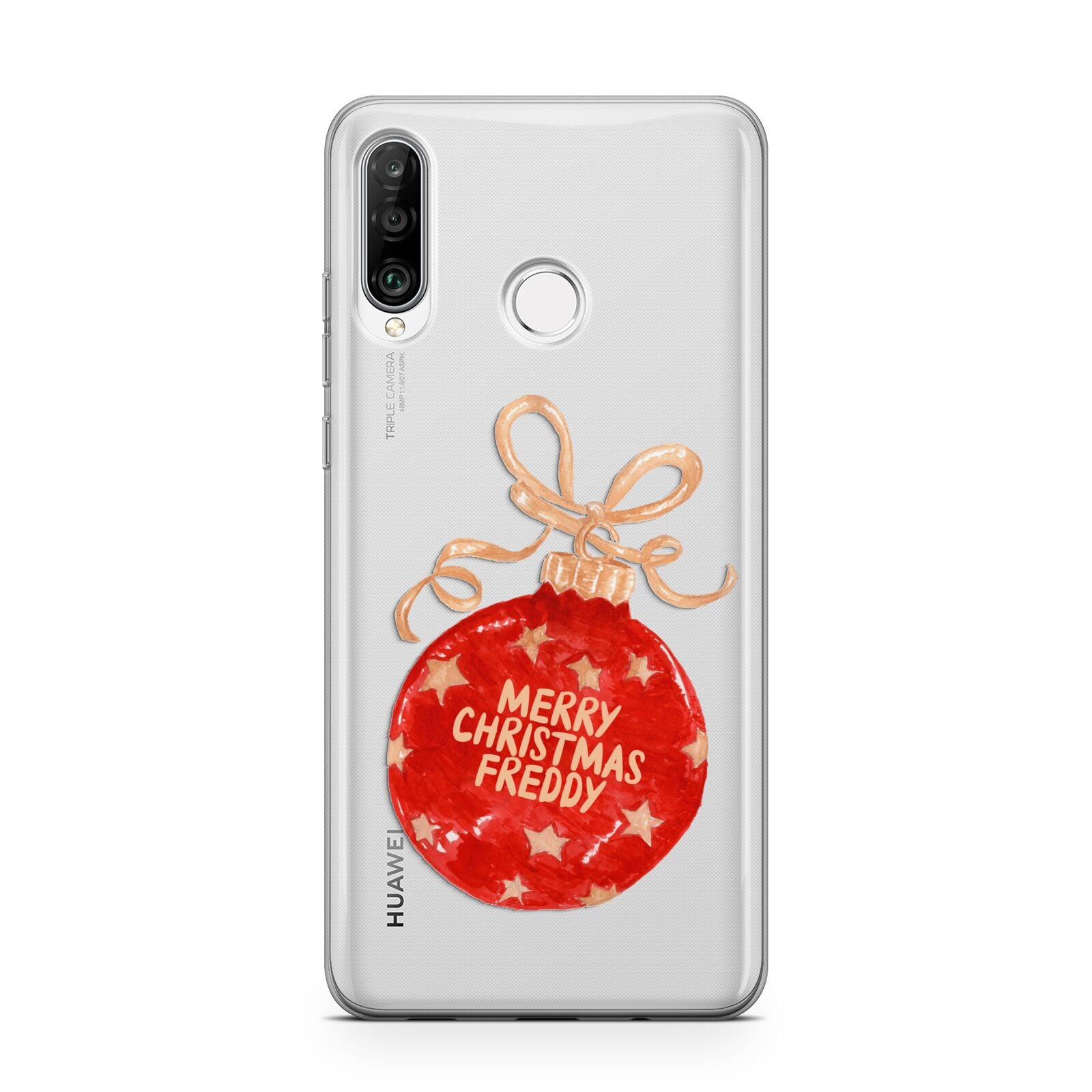 Christmas Bauble Personalised Huawei P30 Lite Phone Case