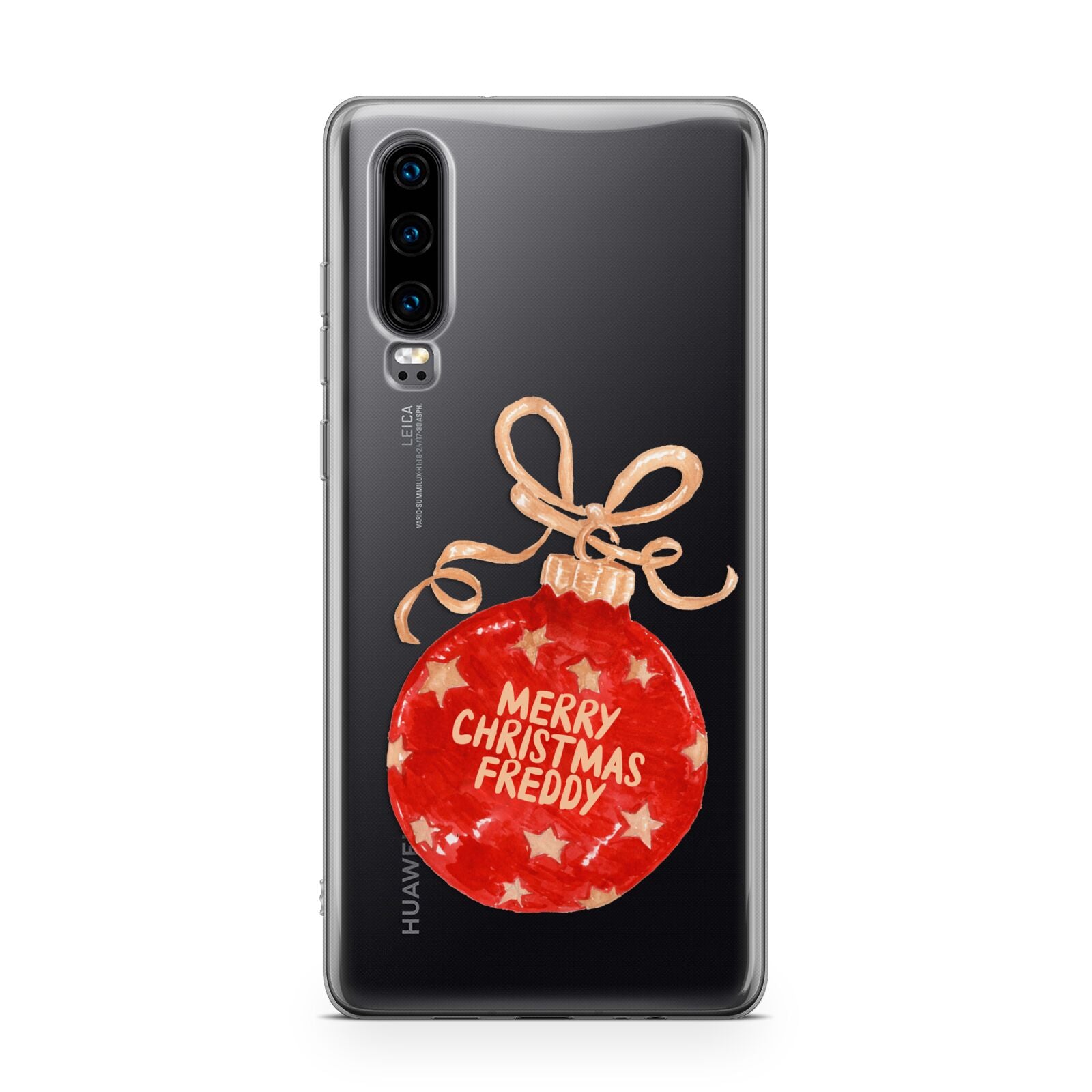 Christmas Bauble Personalised Huawei P30 Phone Case