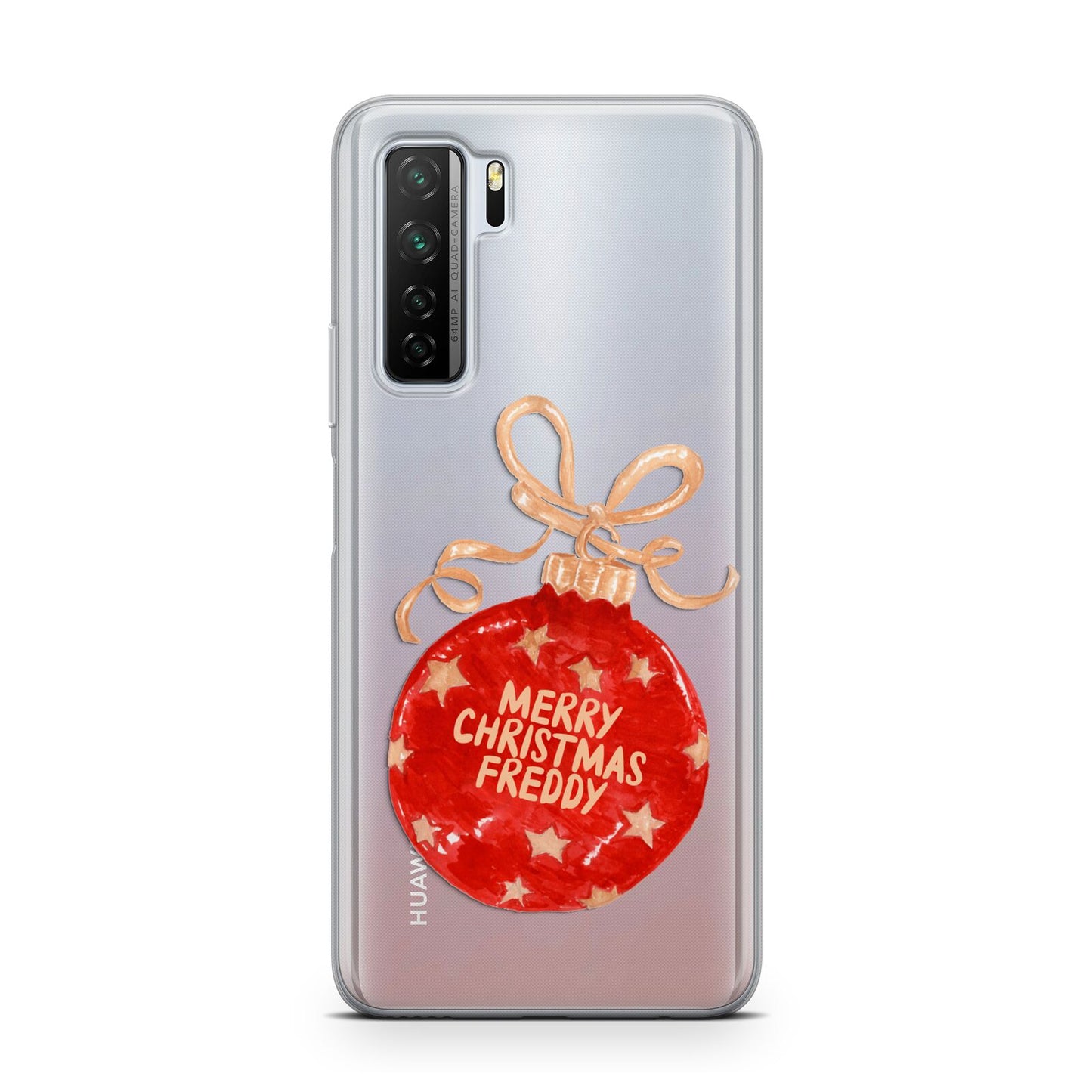 Christmas Bauble Personalised Huawei P40 Lite 5G Phone Case