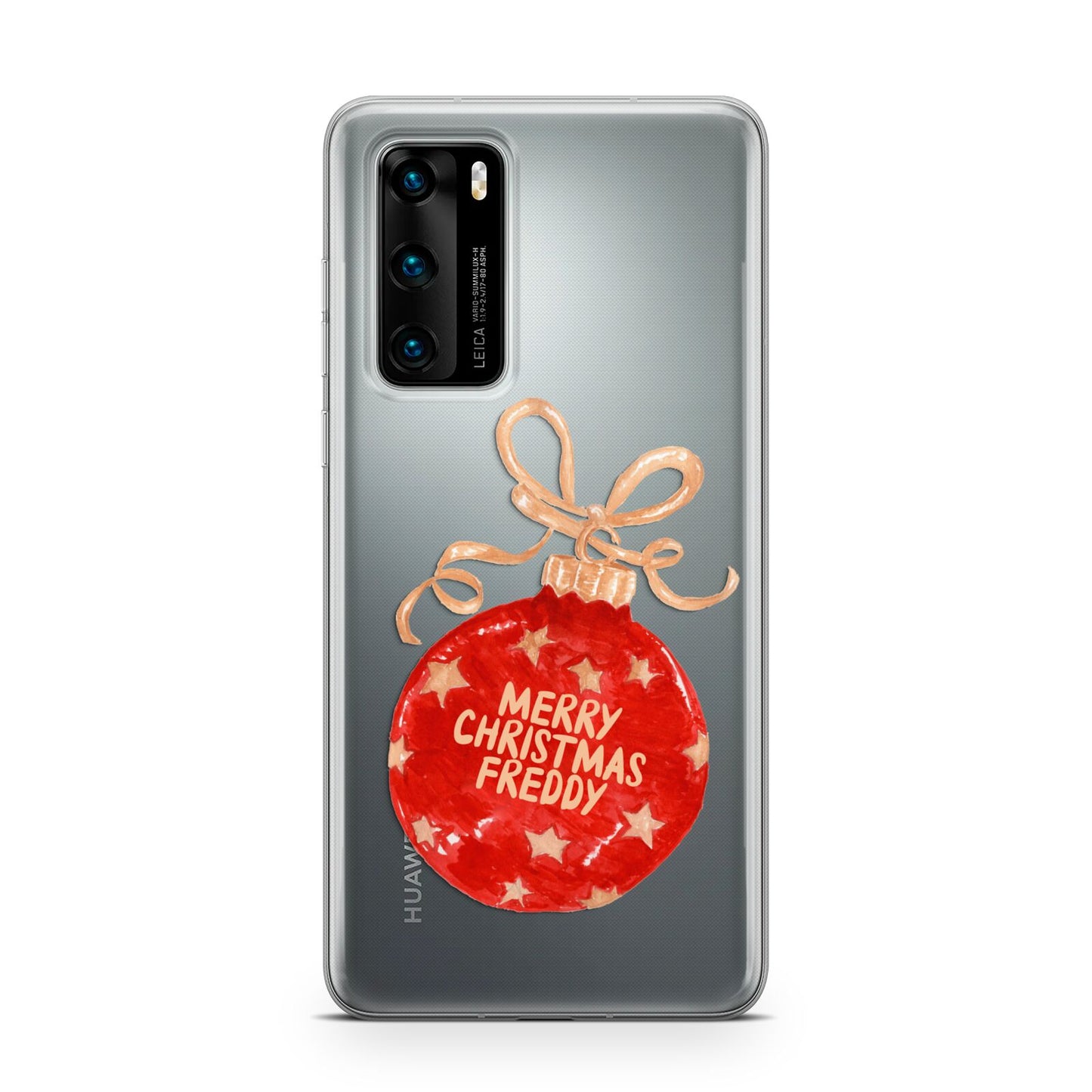 Christmas Bauble Personalised Huawei P40 Phone Case