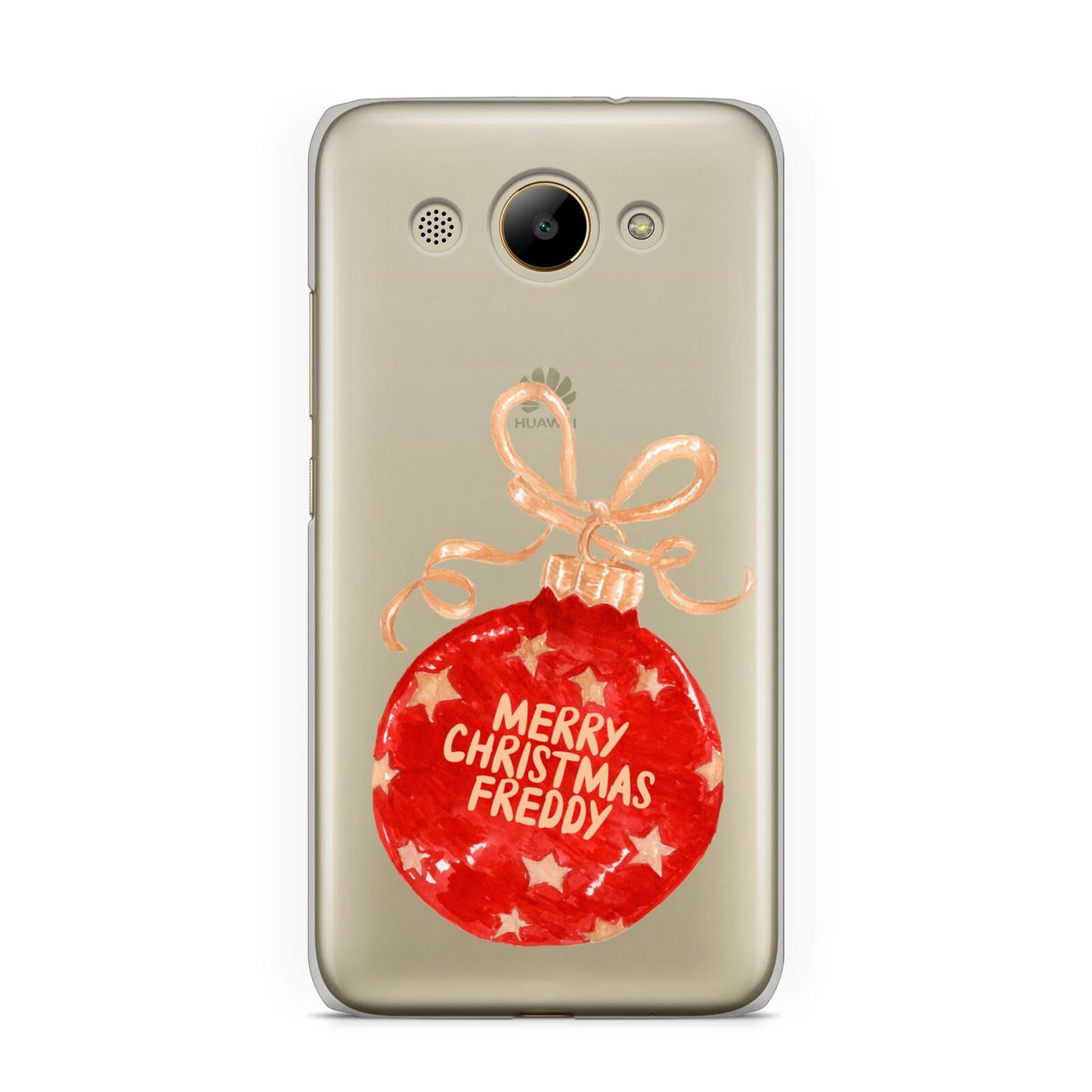 Christmas Bauble Personalised Huawei Y3 2017